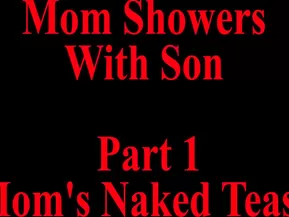 Step-Mom And Step-Son Share A Shower